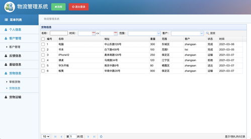 基于SSM的物流管理系统 中能魔力内容服务商管理系统的实现与设计